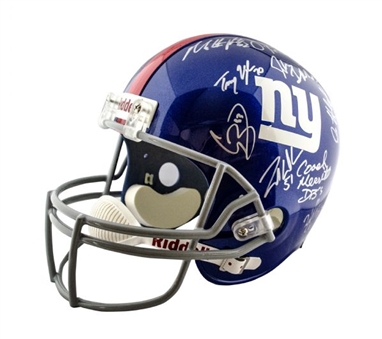 2011 New York Giants Team Signed Full-Size Helmet( 19 Signatures incl Manning)